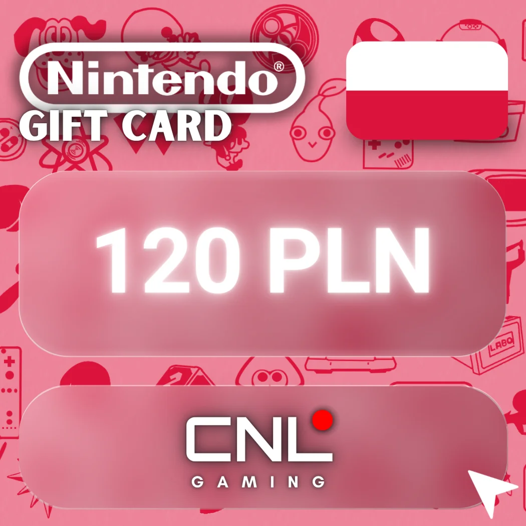24/7 АВТО Nintendo eShop 120 злотых подарочная карта