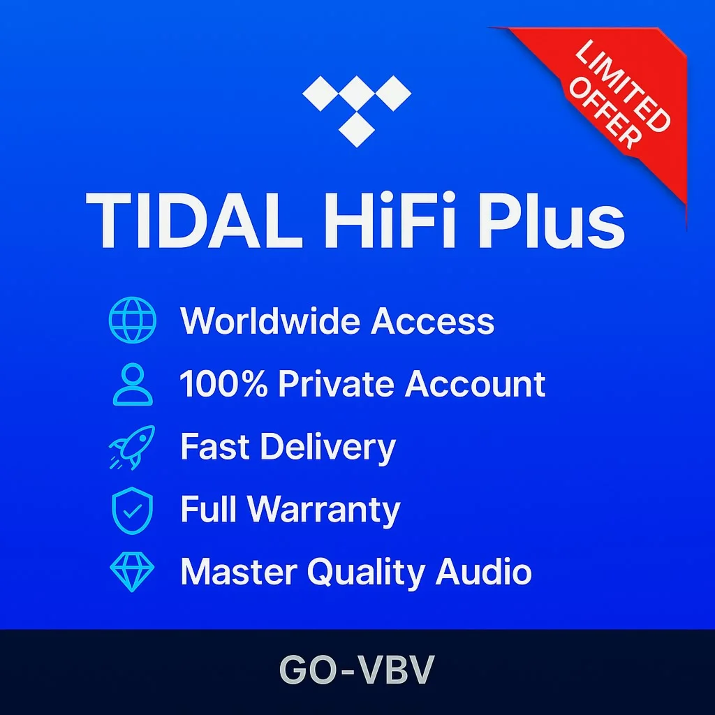 TIDAL Инд HiFi Plus 1M Глобально PRO