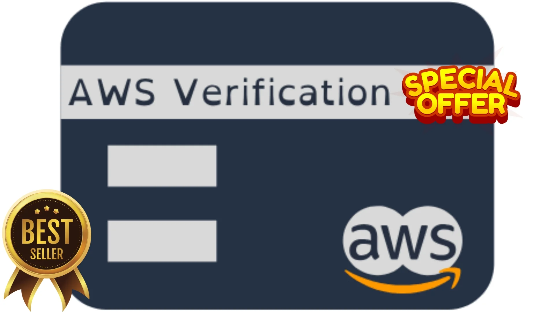 2 Amazon AWS Card For Verification