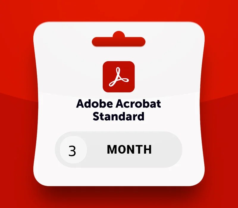 Adobe Acrobat Standard 3 Month Key Global