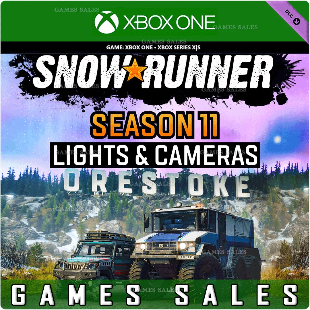 SNOWRUNNER - SEASON 11: LIGHTS &amp CAMERASXBOXКЛЮЧ