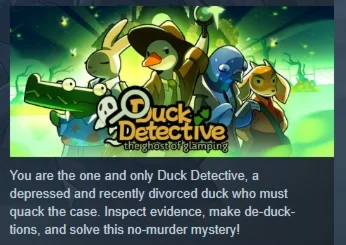 Duck Detective: The Ghost of Glamping STEAM GIFT РОССИЯ