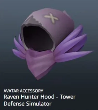 Roblox KEYRaven Hunter Hood-Tower Defense Simulator