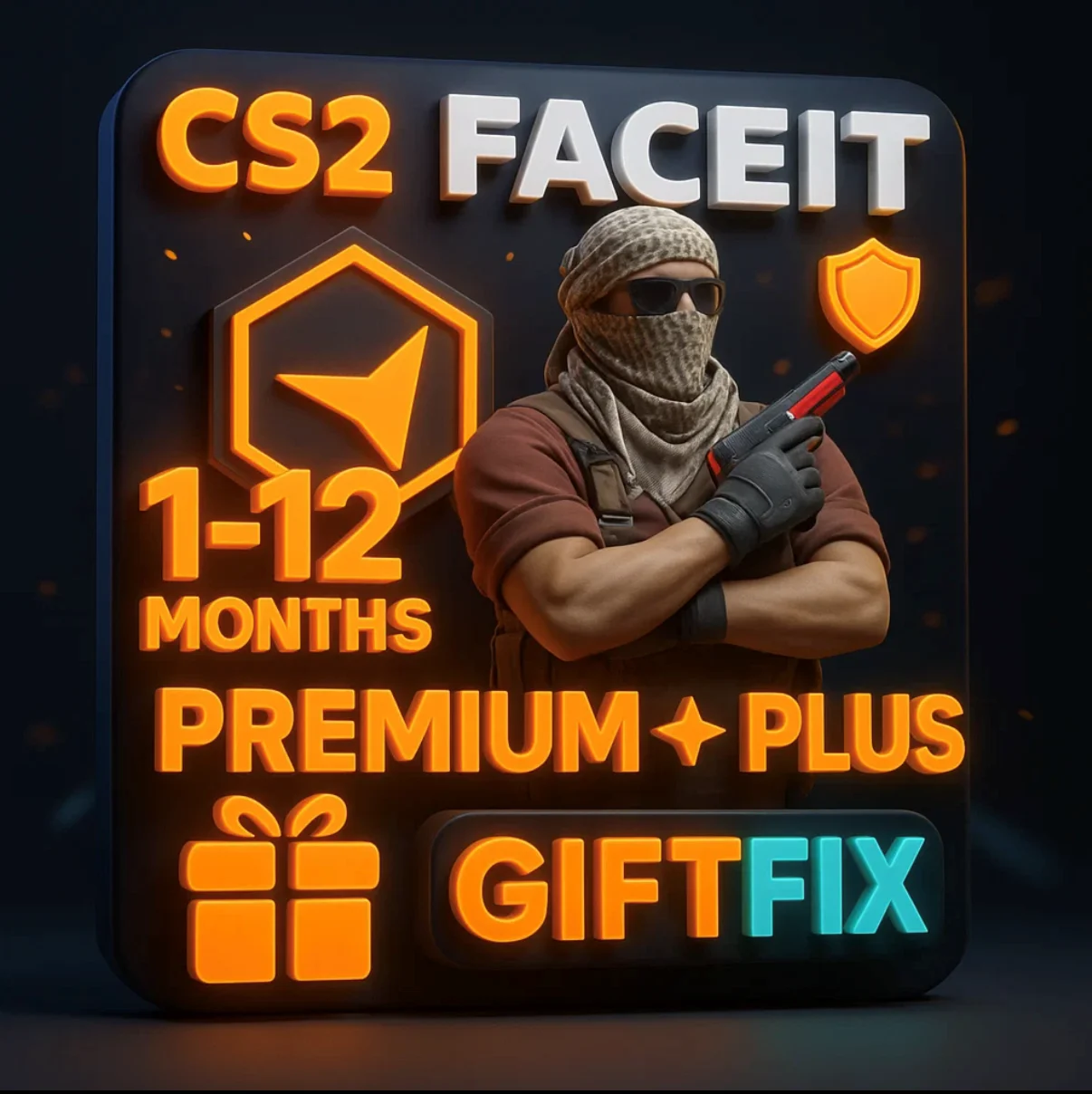 FACEIT PREMIUM ПОДПИСКА БЕЗОПАСНО 1-6-12 МЕС