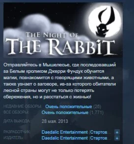 The Night of the Rabbit STEAM KEY СТИМ КЛЮЧ ЛИЦЕНЗИЯ