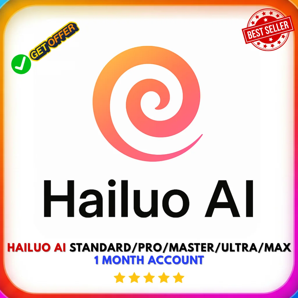 Подписка HAILUO AI Standard/Pro/Master/Ultra/Max 1месяц