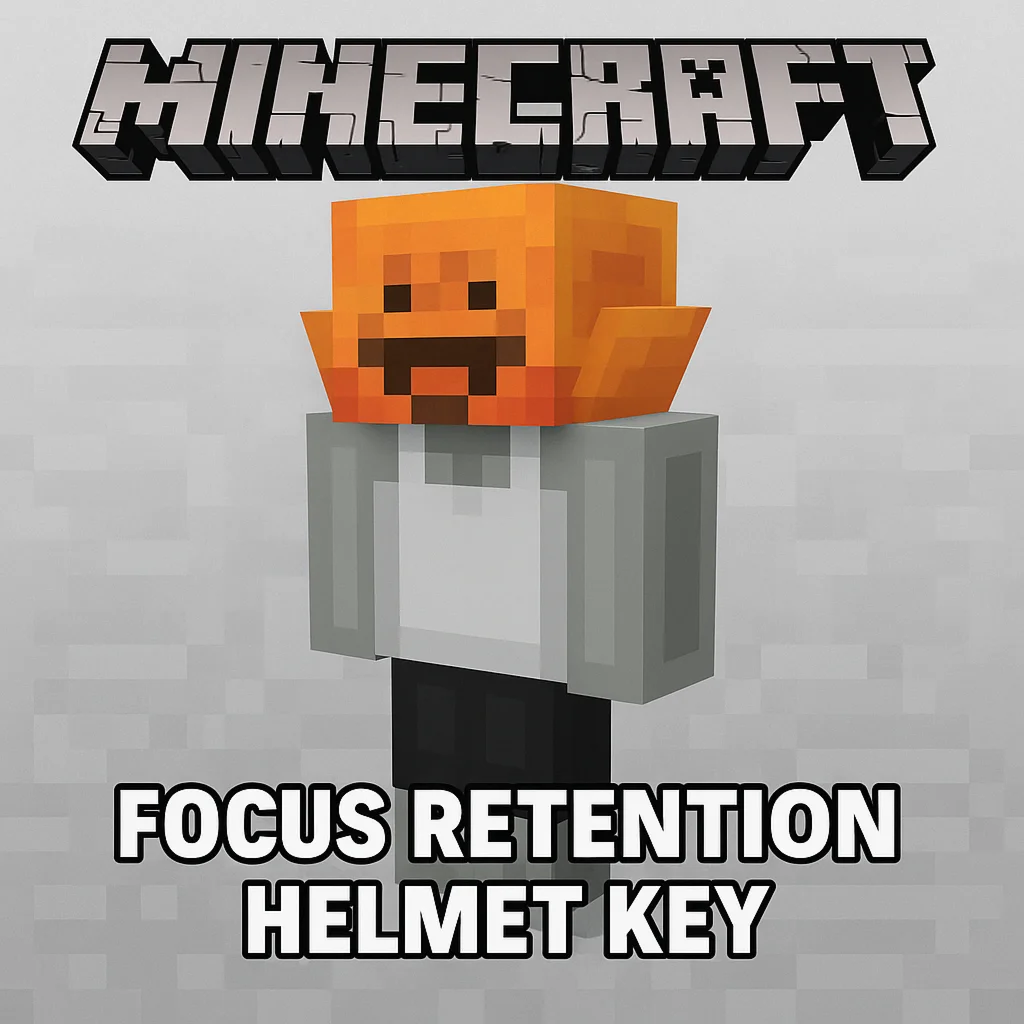 Minecraft Focus Retention Helmet KeyJava/Bedrock