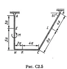 Решение С2-52 Рисунок С25 условие 2 СМ Тарг 1989 г