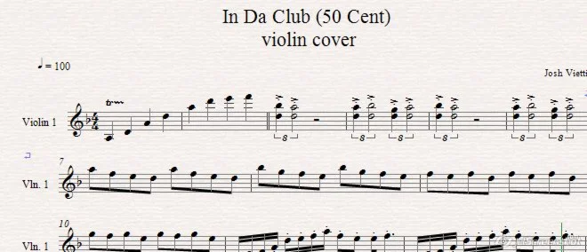 Josh ViettiJosh Vietti - In Da Club 50 Cent скрипка