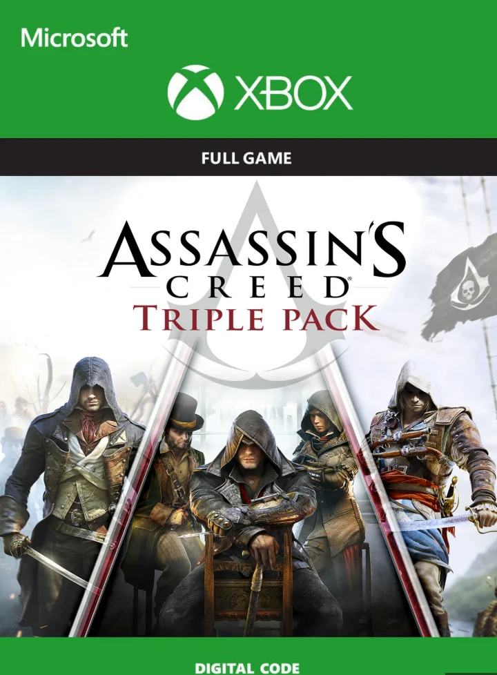 ASSASSINS CREED TRIPLE PACK НАБОР ACXBOX КЛЮЧ