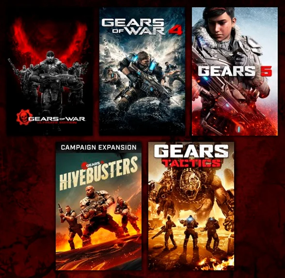 Gears of War 1 4 5 + Hivebusters Онлайн Без ПО