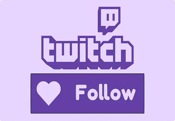 100 Фолловеров на Ваш Twitch канал Твич