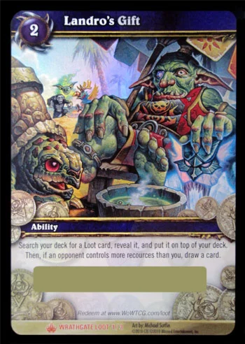 Landro Gift Box Wow TCG Коробка с подарками Ландро