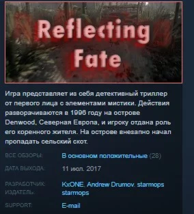 Reflecting Fate STEAM KEY REGION FREE GLOBAL