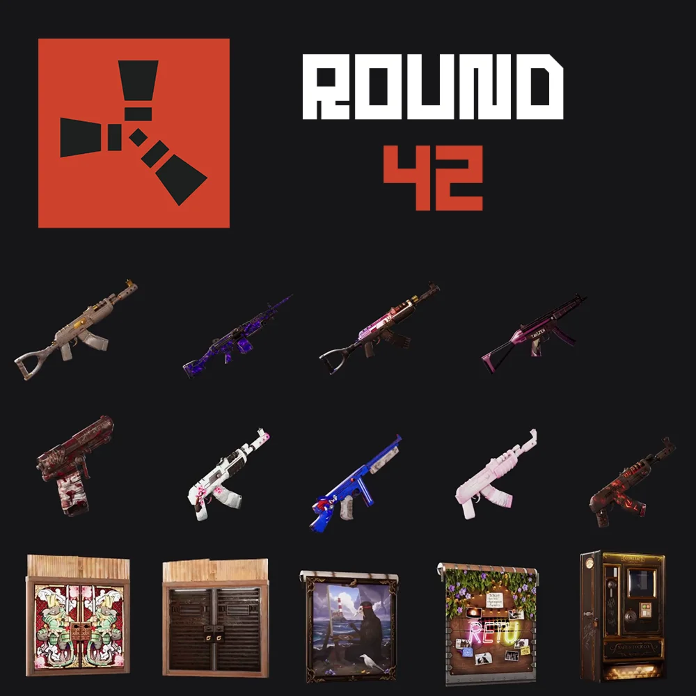 Скины RUST 14шт Раунд 42