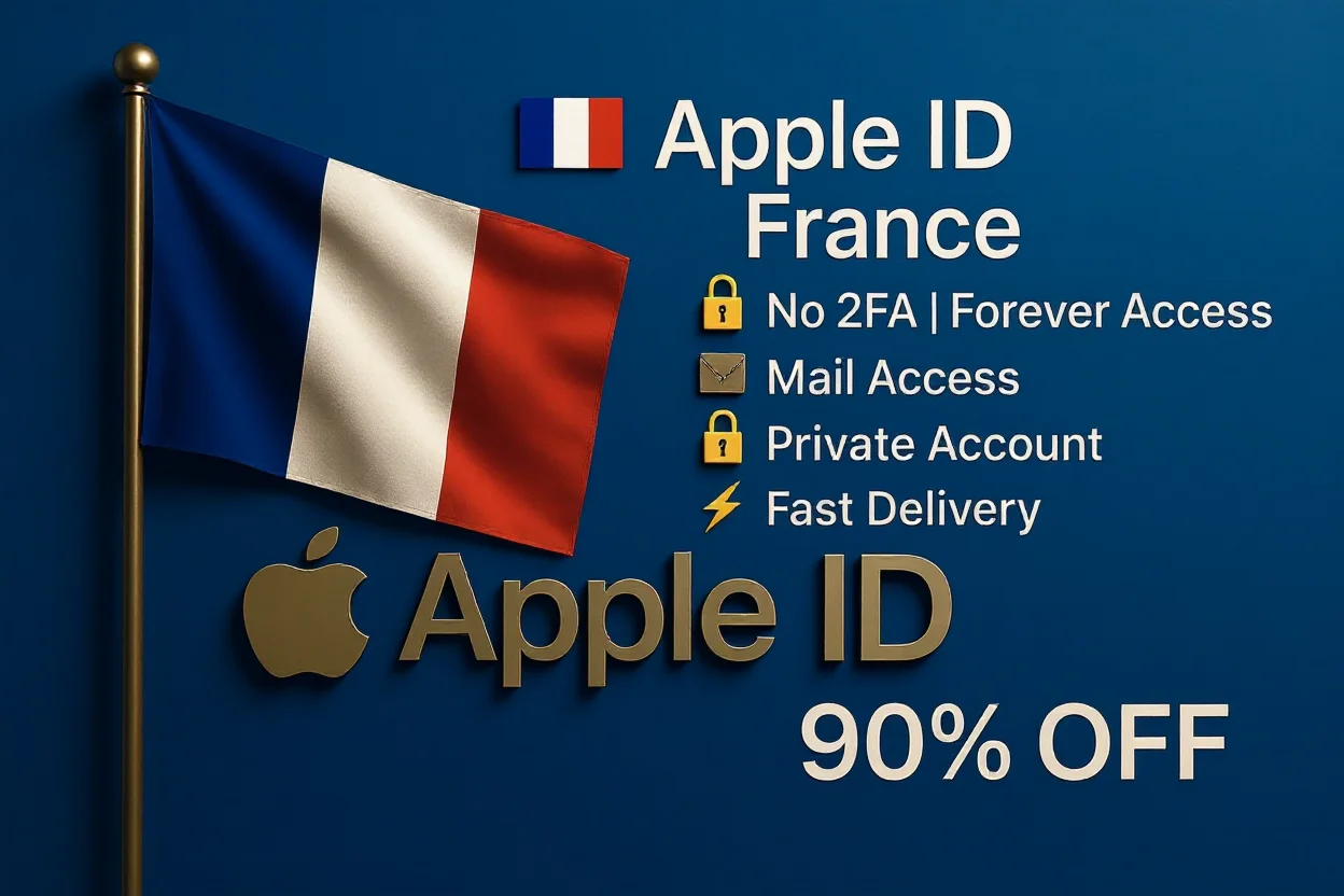 Apple ID Франция Без 2FA Полный доступ