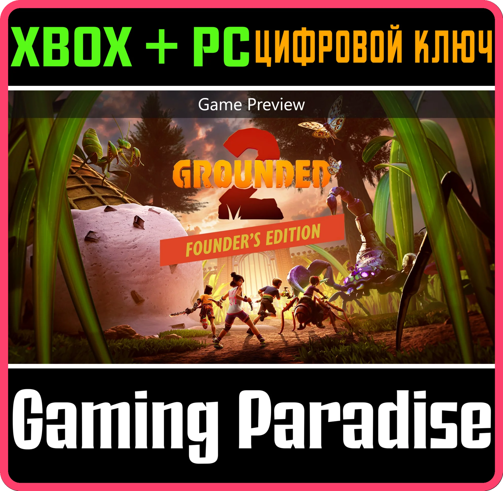 GROUNDED 2: FOUNDERS EDITION XBOX SERIES SX + PC WIN