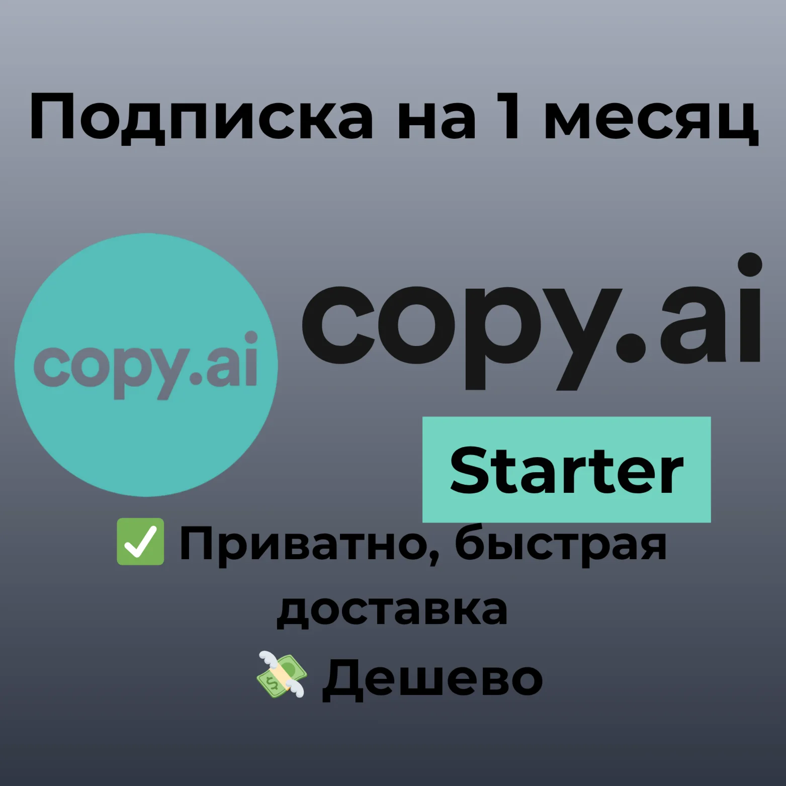 Copyai Starter на 1 месяц