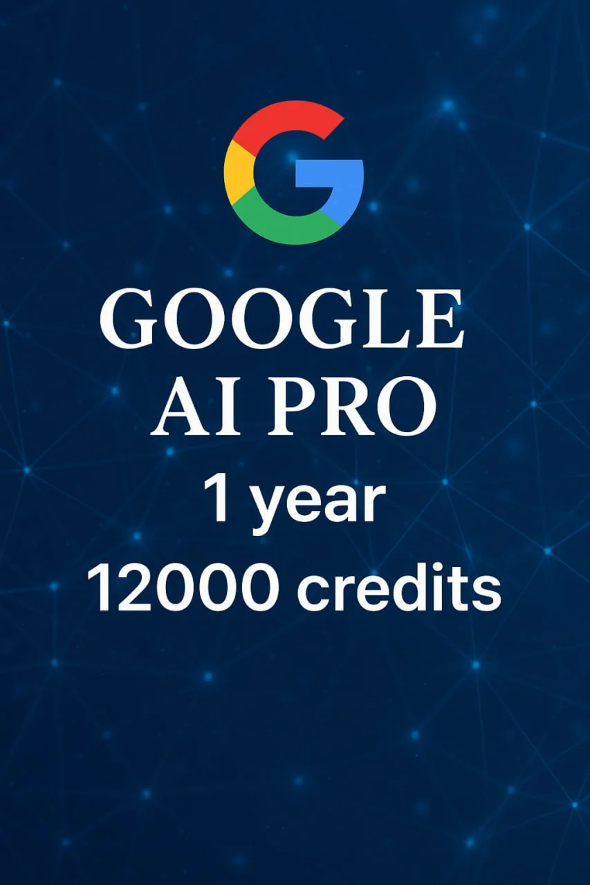 Аккаунт Google AI Pro: Gemini Veo 3 12 месяцев