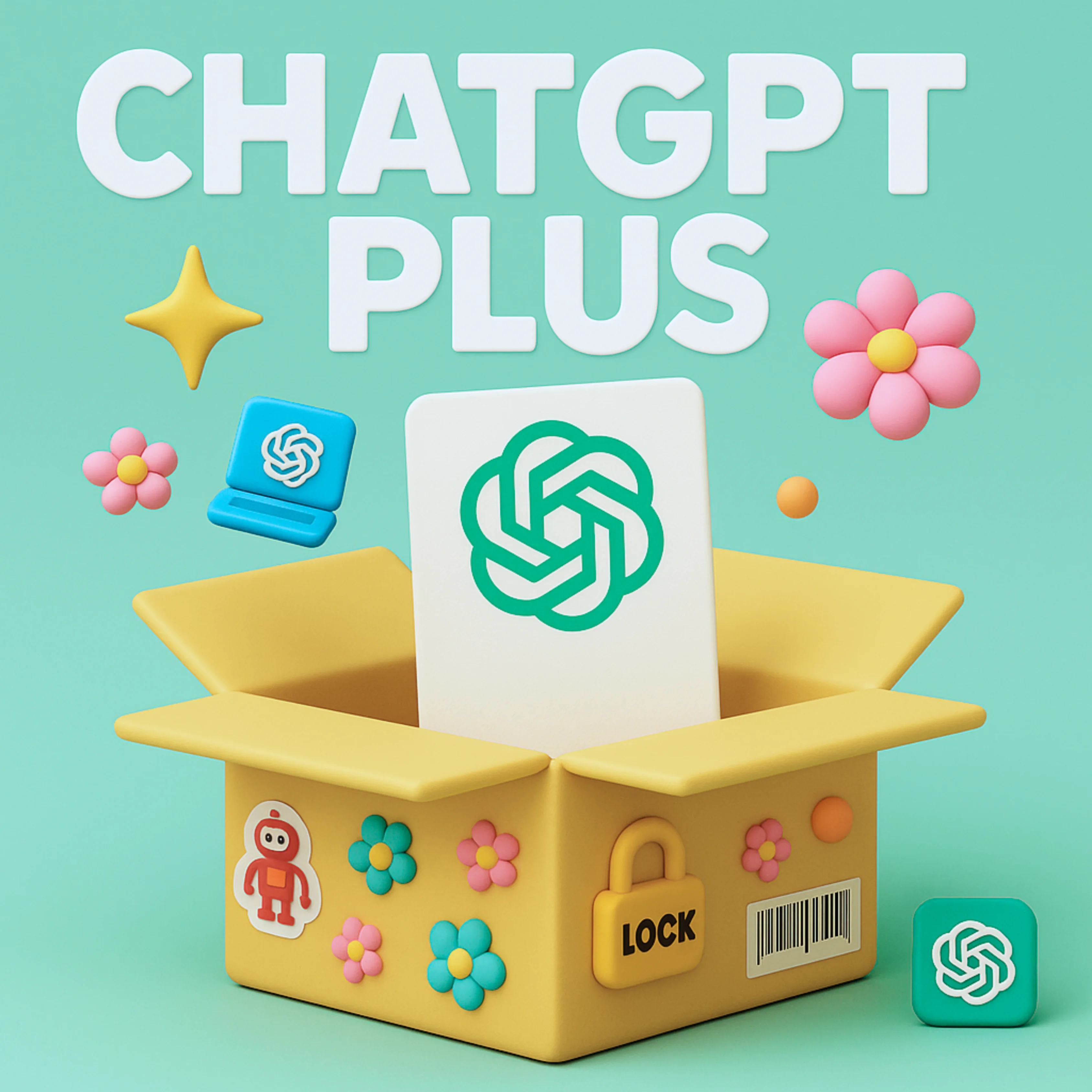 ChatGPT Plus Премиум-аккаунт на 1 месяцев
