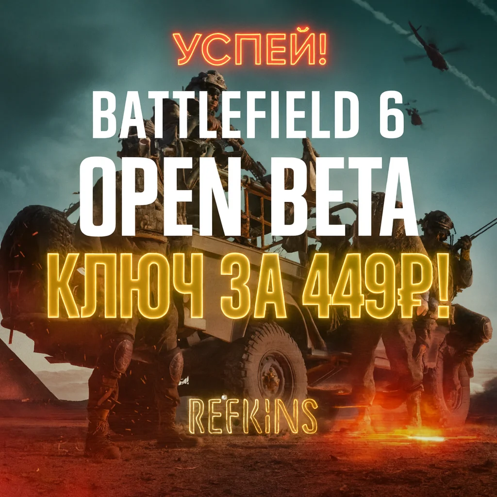 BATTLEFIELD 6 BETA GLOBAL КЛЮЧ РАННИЙ ДОСТУП PS/PC/XBOX