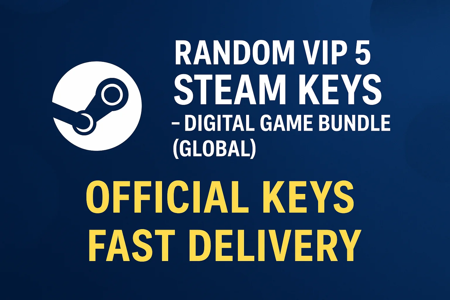 Случайные VIP-ключи 5 ключ Steam глобальный