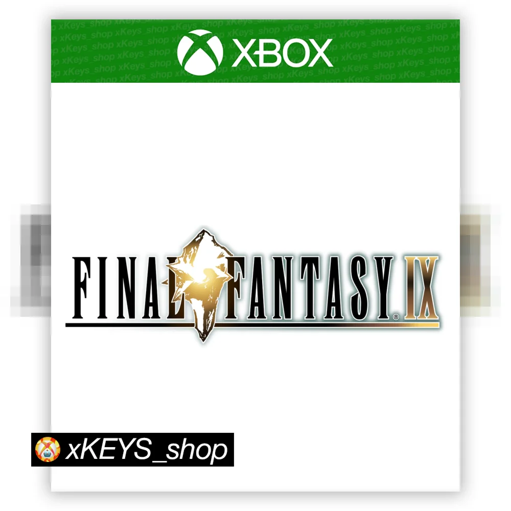 FINAL FANTASY IX XBOX КОД КЛЮЧ