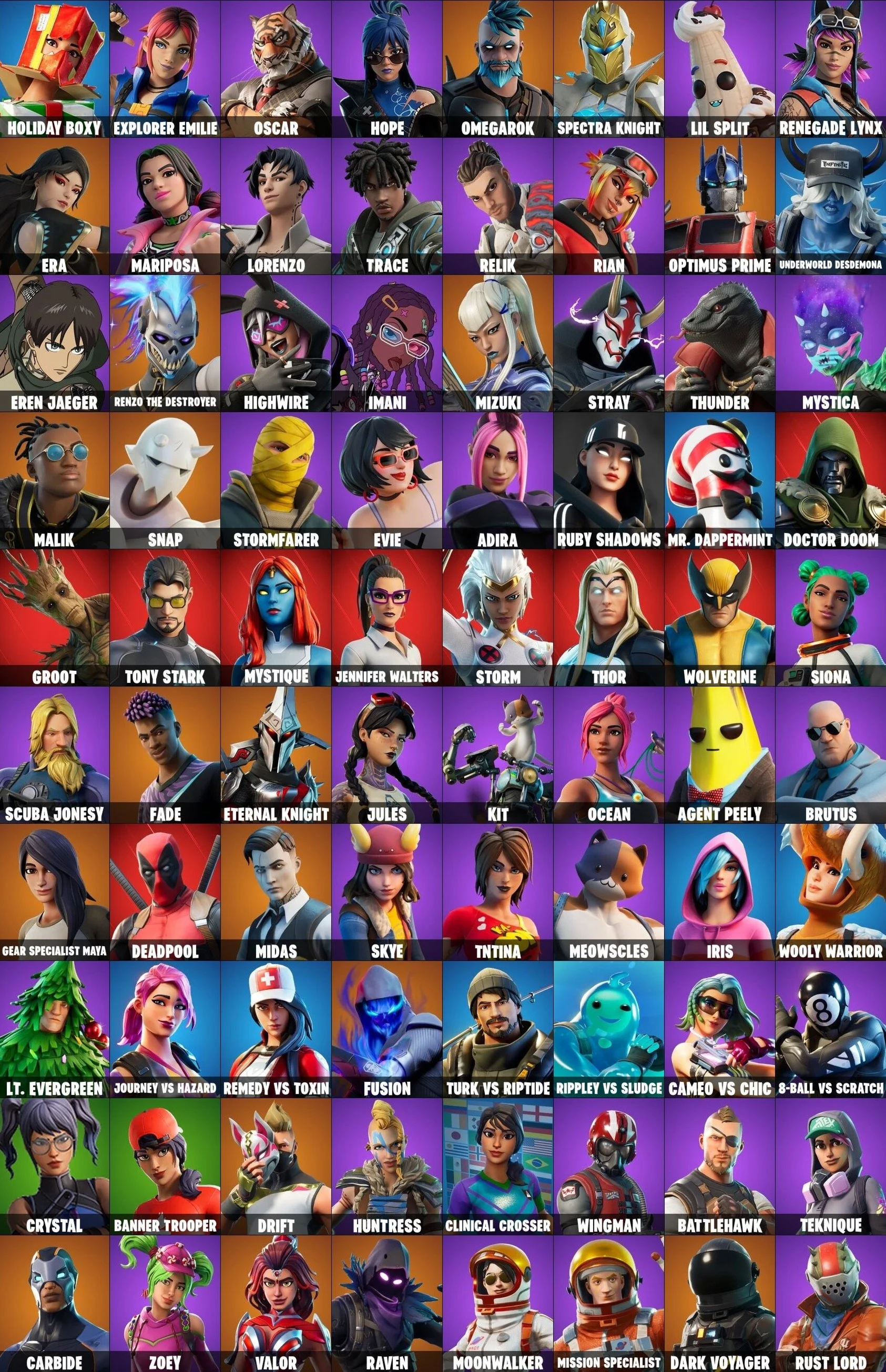 FORTNITE 80+ ОБЛИЦОВ АККАУНТ OG MOON WALKER +ПОЧТА