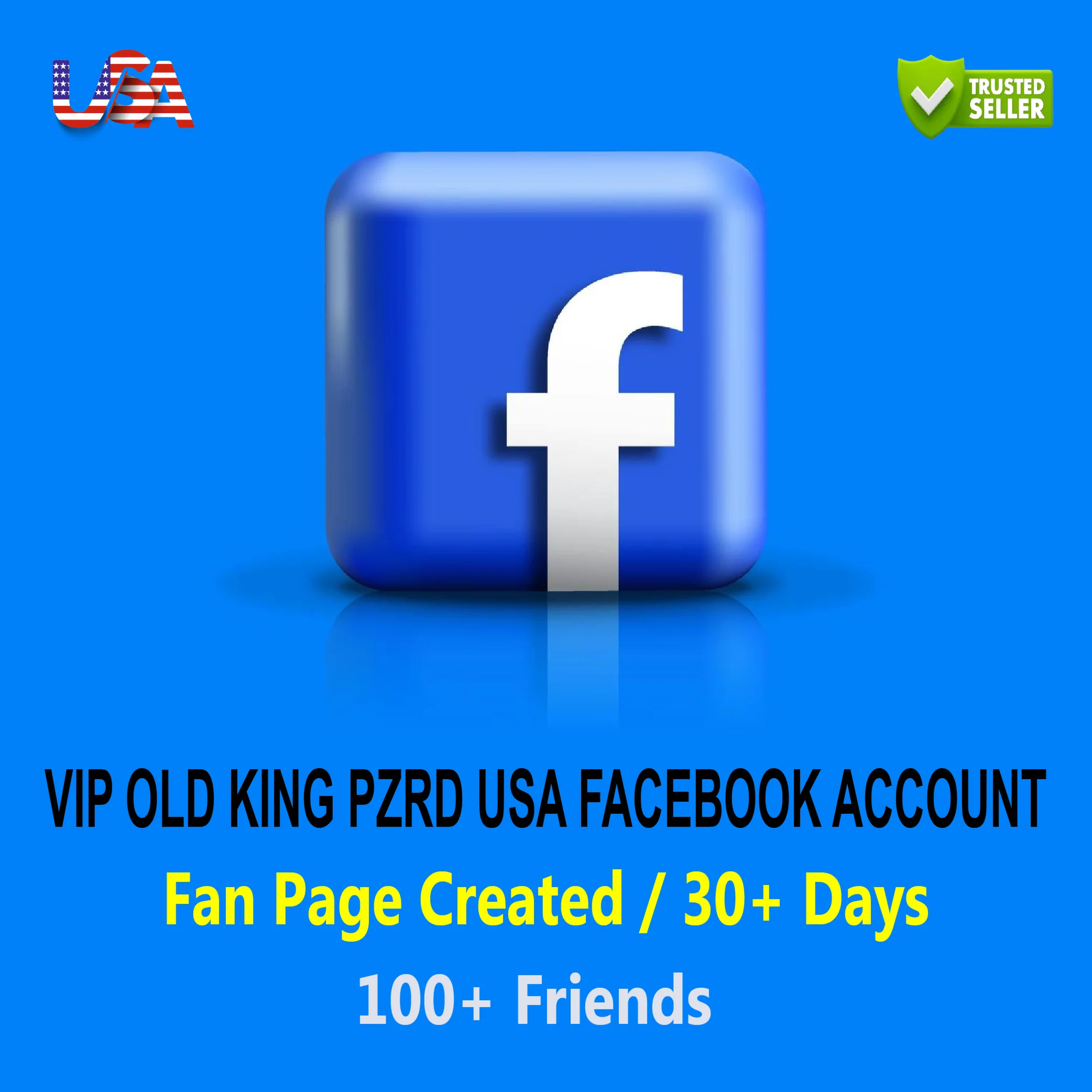 Аккаунты VIP OLD KING PZRD USA Facebook ZRD пройден