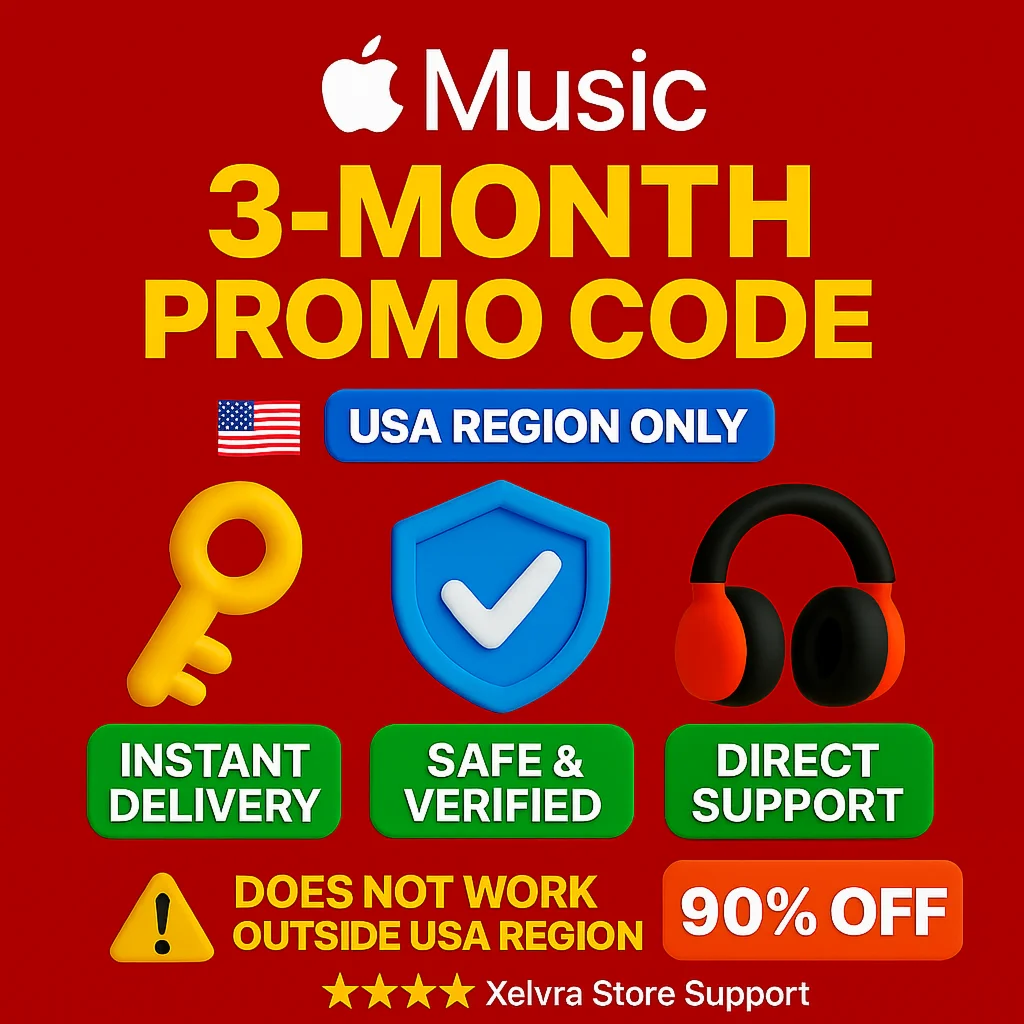 Apple Music 3 Месяца США Мгновенная доставка