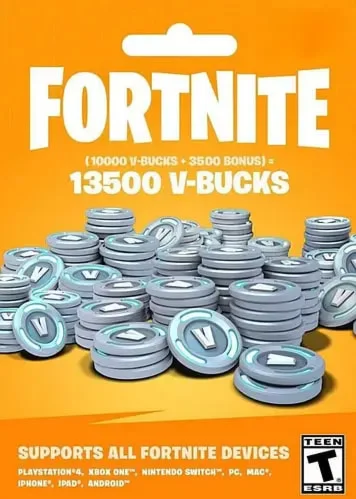 Ключ Fortnite - 13500 V-Bucks Код Epic Games