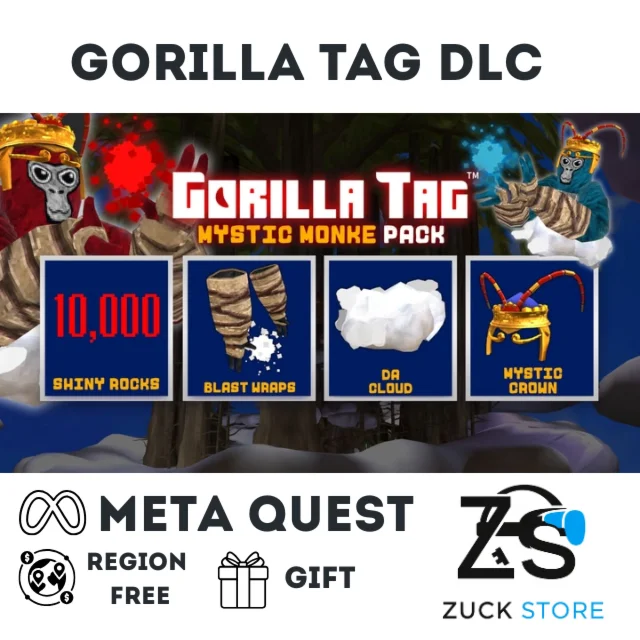 DLC для Gorilla Tag - Mystic Monke Pack