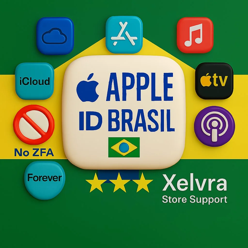 Apple ID Бразилия Навсегда Без 2FA Мгновенно