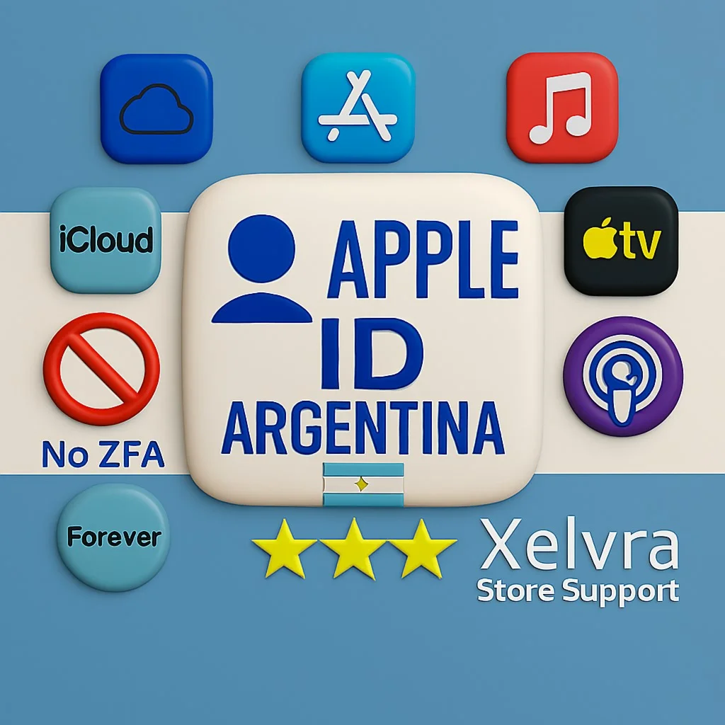 Apple ID Аргентина Полный доступ Без 2FA