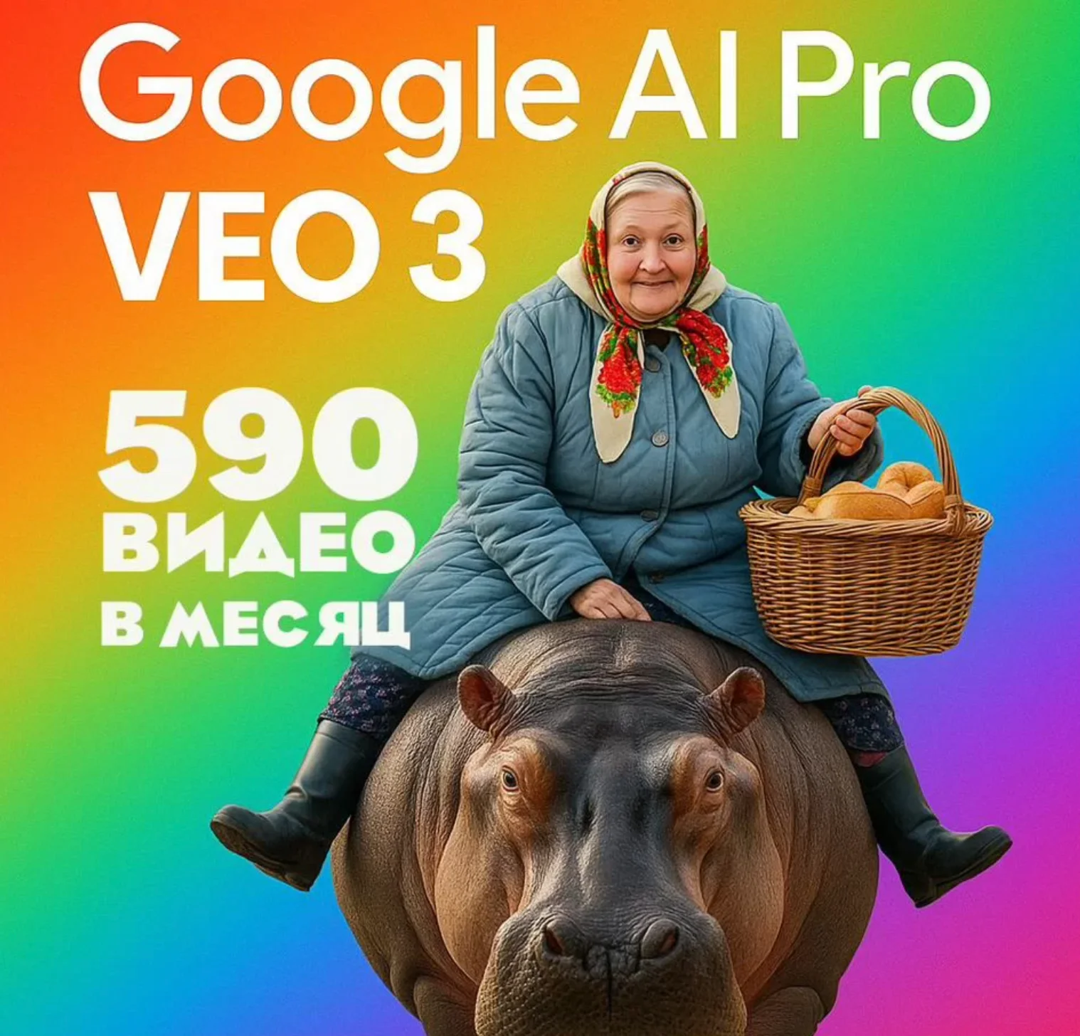 Gemini Google AI PRO 12 месяцев Личный Оффициальный