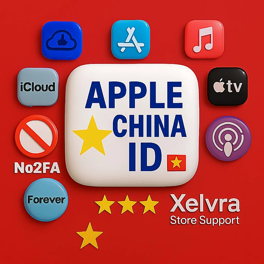 Apple ID Китай Навсегда Без 2FA Мгновенно