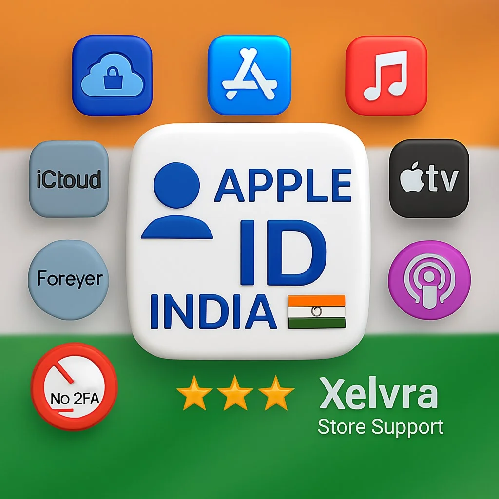 Apple ID Индия Навсегда Без 2FA Мгновенно