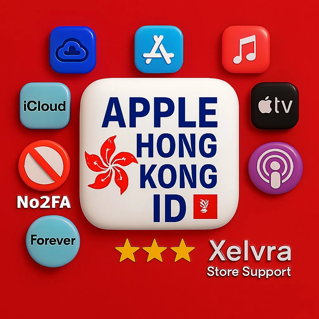 Apple ID Гонконг Полный доступ Без 2FA