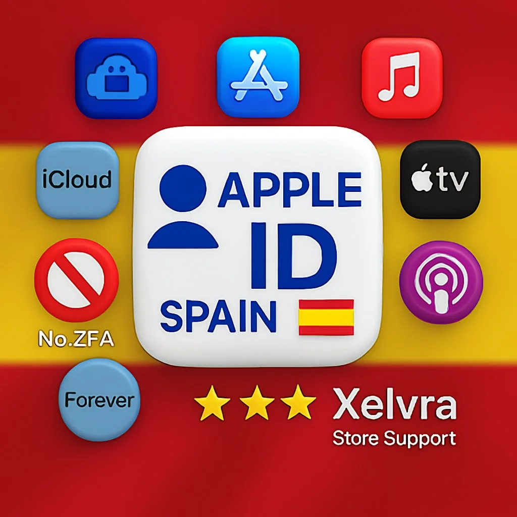 Apple ID Испания Полный доступ Без 2FA