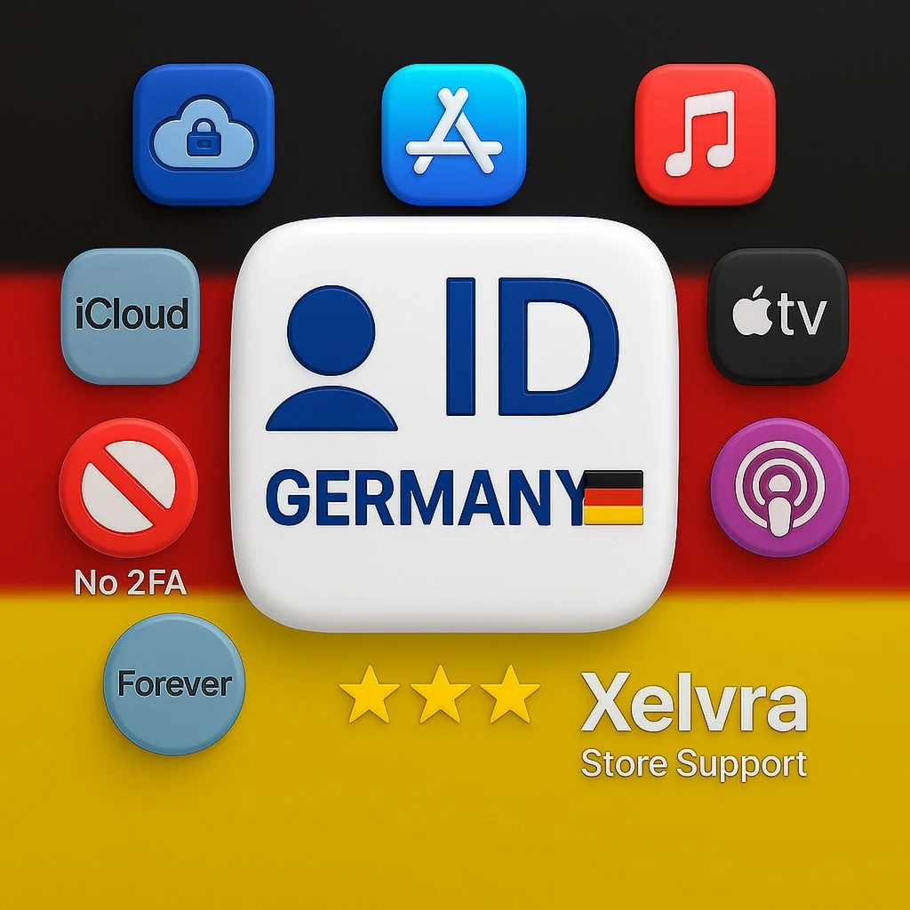 Apple ID Германия Полный доступ Без 2FA
