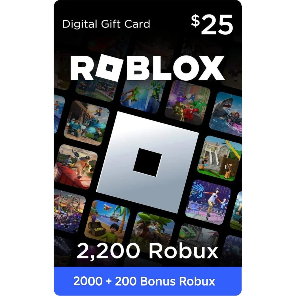 24/7 АВТО Подарочная карта Roblox на 25 USD Глобальн