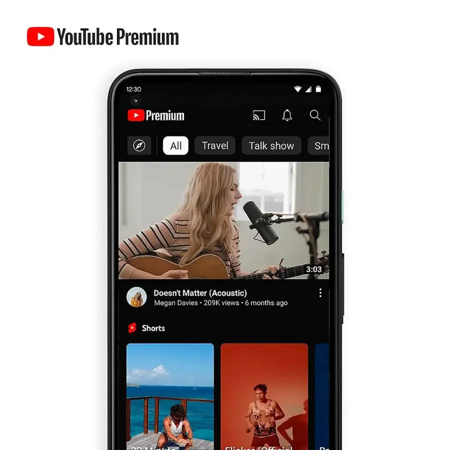 YouTube Premium на 1 месяц и скидка 50% на 2 месяца-СШA
