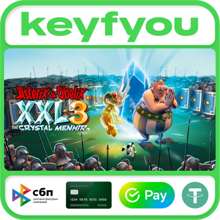 Asterix &amp Obelix XXL 3 - The Crystal Menhir STEAM КЛЮЧ