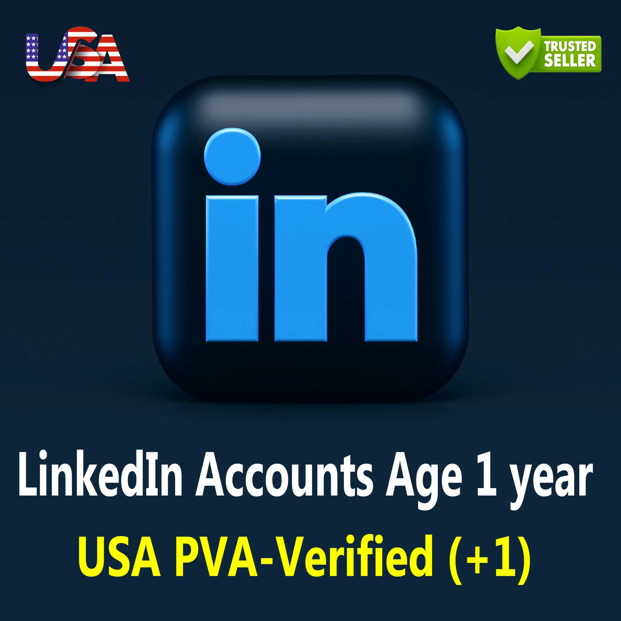 Аккаунты LinkedIn 1 год PVA-подтверждено США +1