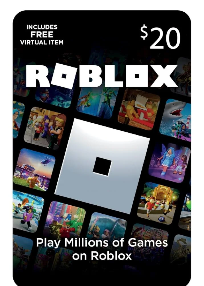 24/7 АВТО Подарочная карта Roblox на 20 USD Глобальн