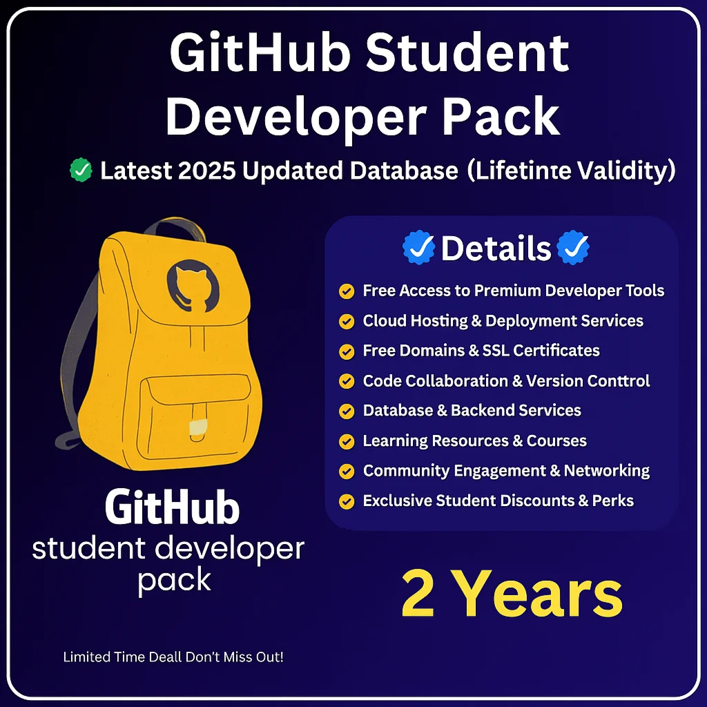 GitHub student developer pack