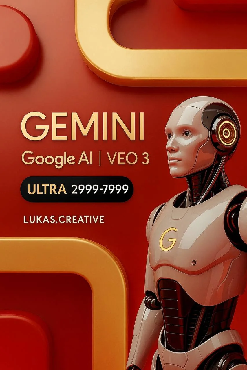 Gemini Ultra + Veo 3 12 500 кредитов Готовый аккаунт