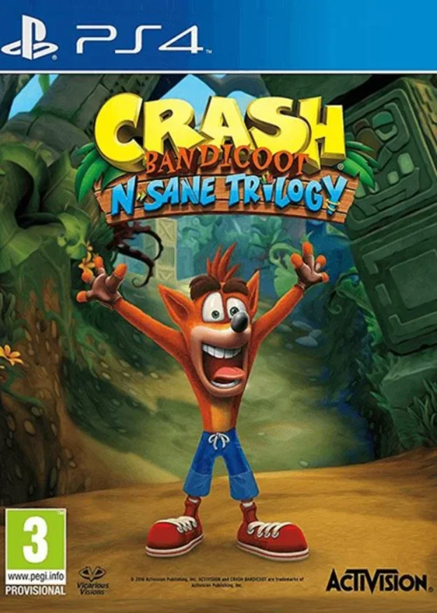 Crash Bandicoot N Sane Trilogy PS4 Аренда 5 дней