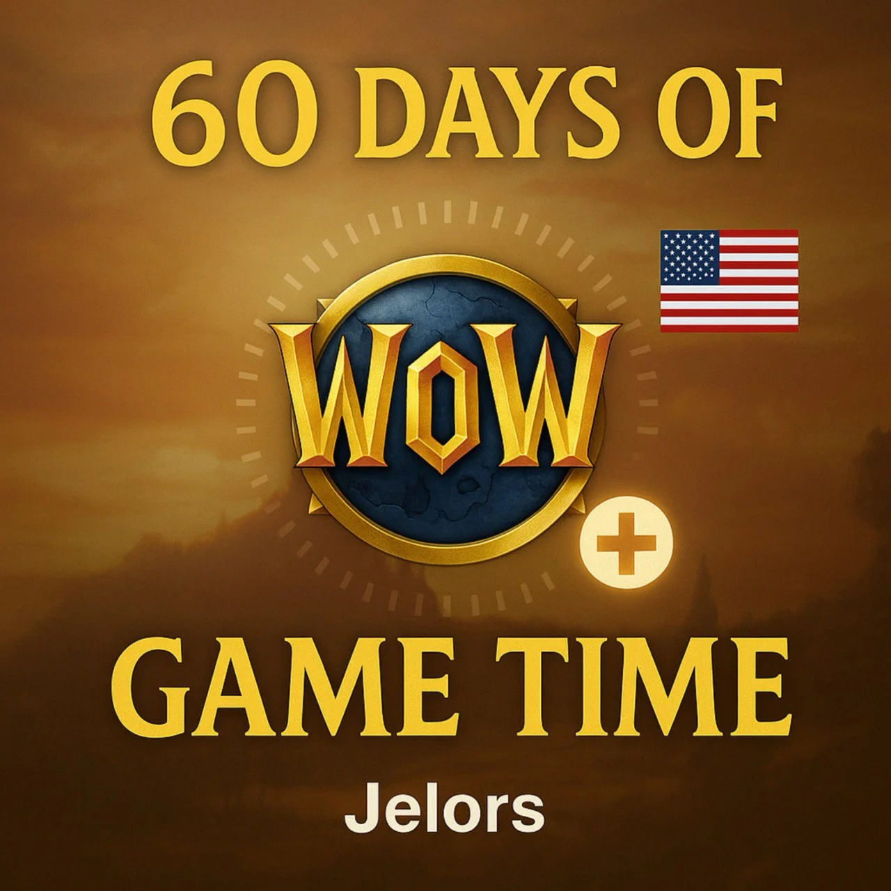 US США Игровое время WOW тайм карта 60 дней +Classic