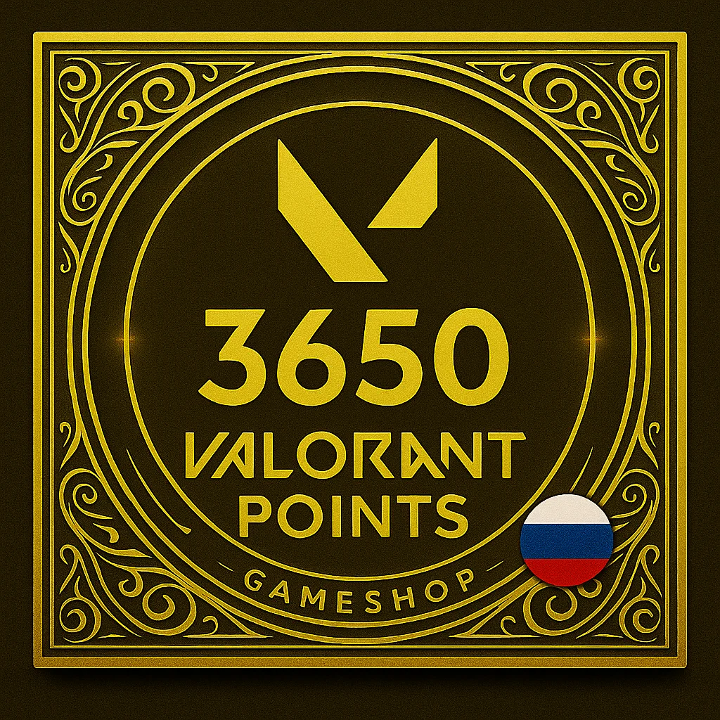 АВТО 24/7 Valorant Points 3650 VP - Код Россия